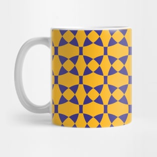 Elegant blue pattern Mug